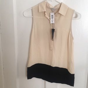 Silk Aritzia t. Babaton blouse